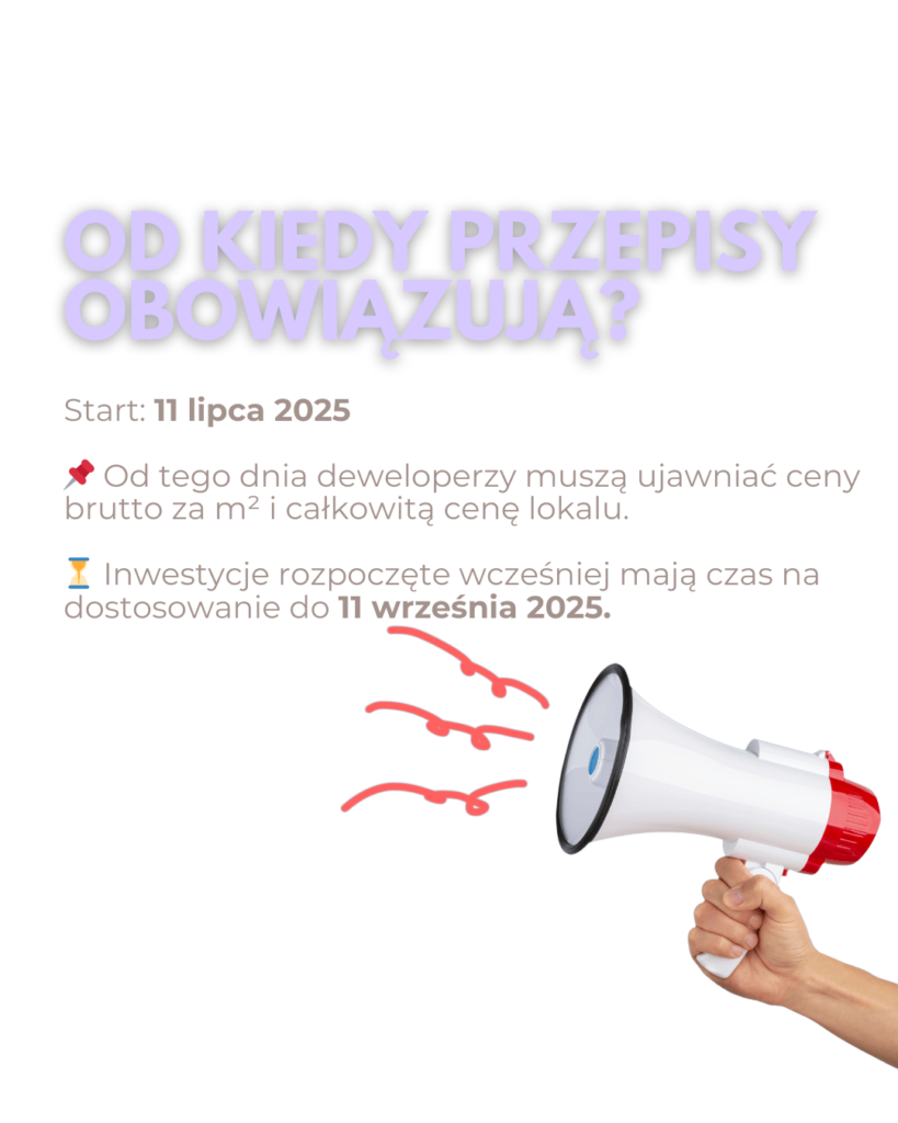 Od kiedy przepisy obowiązują